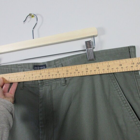 Levi Men's Pants 38 x 34 Green Chino Cotton Blend Casual Skater 574 - Picture 12 of 15